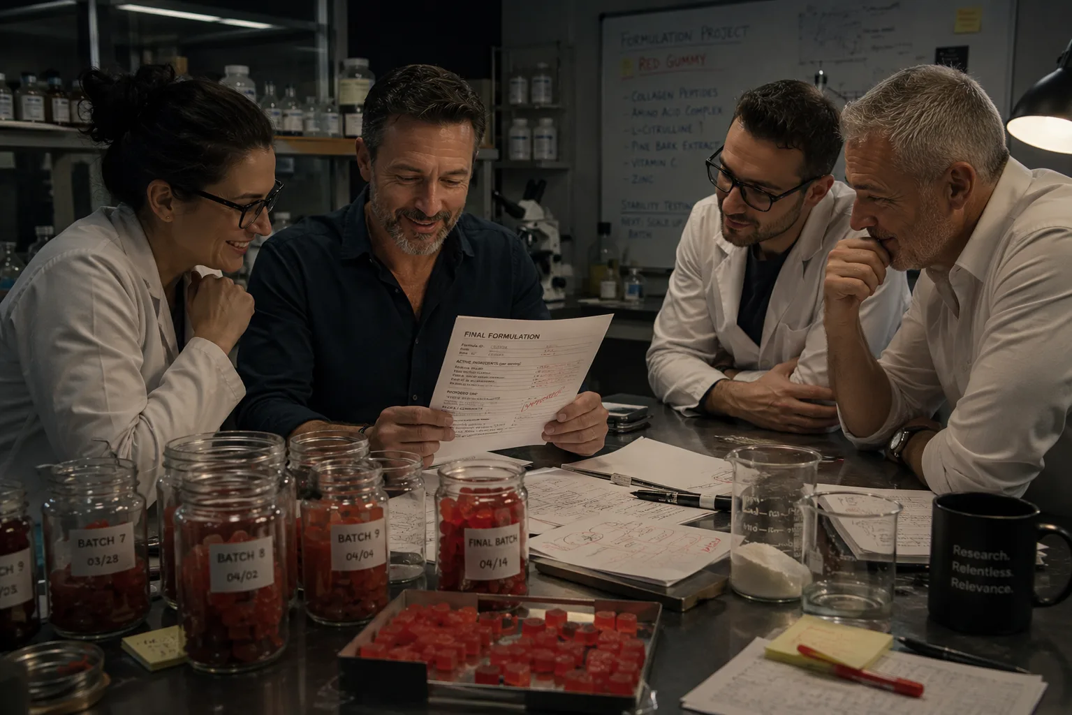 We cracked the code — the final formula was ready